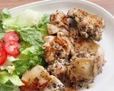 簡単で食べ応え抜群♪バジルチキン作り方5写真
