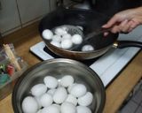 溏心蛋(半熟煮卵）作り方4写真