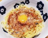 納豆と梅のパスタ作り方5写真