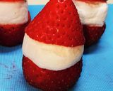 クリスマスカップケーキ／サンタと雪だるま作り方12写真