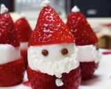 クリスマスカップケーキ／サンタと雪だるま作り方14写真