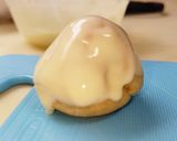 クリスマスカップケーキ／サンタと雪だるま作り方5写真