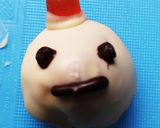 クリスマスカップケーキ／サンタと雪だるま作り方7写真