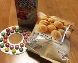 雪降るプチシュー☆クリスマスケーキ作り方1写真