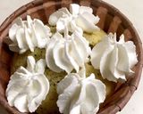 雪降るプチシュー☆クリスマスケーキ作り方3写真