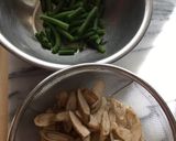 いんげんとごぼうの胡麻ドレサラダ作り方1写真