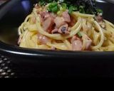 塩辛と卵のスパゲティ作り方15写真