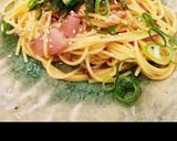 塩辛と卵のスパゲティ作り方16写真