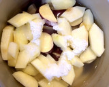 さつまいもとりんごのレモン甘煮♪作り方3写真