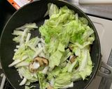 白菜と椎茸の和風柚子パスタ作り方4写真