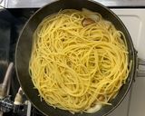 白菜と椎茸の和風柚子パスタ作り方6写真
