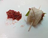 ちくわで梅肉と大葉の巻き巻き作り方4写真