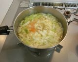 白菜とたまごのコンソメスープ作り方5写真