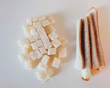 【離乳食】初期から☆バナナパン粥作り方1写真