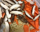 竹の子と鶏肉の生姜炊き込みご飯作り方1写真
