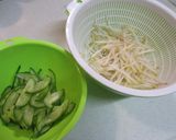 もやしときゅうりのごま酢和え作り方1写真