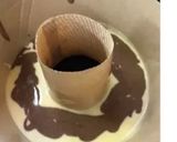 HMで♪マーブルシフォンケーキ♪作り方4写真