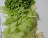 セロリと水菜のツナサラダ作り方1写真