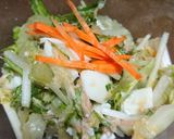 セロリと水菜のツナサラダ作り方5写真