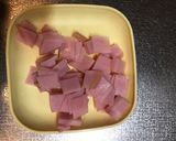 半熟卵で作るカラフル卵マカロニサラダ作り方3写真