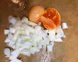 半熟卵で作るカラフル卵マカロニサラダ作り方5写真