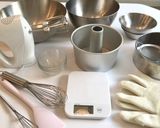 ＊糖質制限☆簡単ふわふわ抹茶シフォン＊作り方1写真