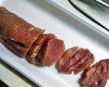 豚ヒレとごぼう・さつまいもの黒酢炒め作り方1写真