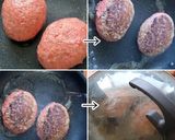 クリスマスにも！チーズインハンバーグ作り方5写真