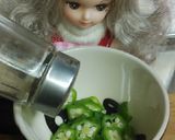 リカちゃん♡オクラのブルスケッタ☆*｡ﾟ作り方6写真