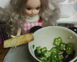 リカちゃん♡オクラのブルスケッタ☆*｡ﾟ作り方11写真