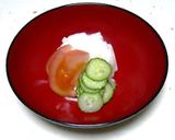 簡単！食物センイたっぷり☆もずく酢作り方2写真