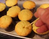 抹茶チーズのクリスマスツリーカップケーキ作り方6写真