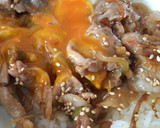 冷やし中華のごまだれ活用の豚しょうが丼！作り方9写真