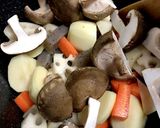 お肉とお野菜の炊いたん白味噌仕立て作り方5写真