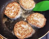 卵負荷試験　簡単豆腐ハンバーグ作り方8写真