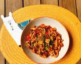 【簡単☆一品】きのことトマトの炒め煮作り方5写真