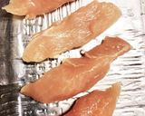 旨い！ささ身・椎茸天ぷらの胡麻油マヨ和え作り方3写真