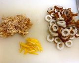 サキいか使って簡単小鉢●ミズナのあえもの作り方2写真
