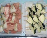 食欲そそる♪サクッと串ナス＆玉ねぎ串カツ作り方1写真