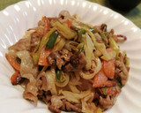 みち子ばあちゃんの焼きうどん作り方6写真