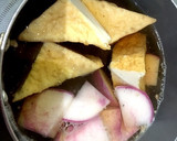けいこだしで 厚揚げと野菜の炊き合わせ作り方3写真