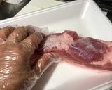 茹で豚肉のソースかけ(蒜泥白肉)作り方1写真