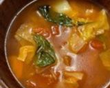 トマト缶とキャベツとしめじのスープ作り方6写真