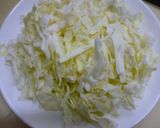 キャベツ・茹で卵・大葉のマヨネーズ和え♪作り方1写真
