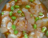 ニンニク香る☆鶏ムネ枝豆の落し揚げ作り方2写真