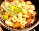 具ゴロゴロ簡単鶏肉と大根と豆腐のごぼう汁作り方3写真