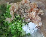 セロリたっぷり！月見照り焼きつくね作り方2写真