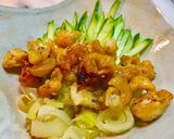No2310鶏皮カリカリネギ和え作り方5写真