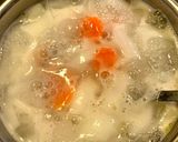根菜たっぷり　酒粕入り味噌汁作り方2写真