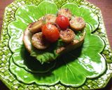 魚肉ソーセージのタバスコソース炒め作り方7写真